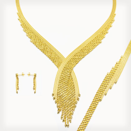 14 ayar kalze set
