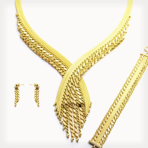 14 ayar kalze set